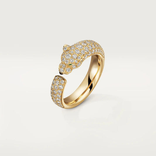 [Clara Jewels]PANTHERE PINK GOLD DIAMOND RING