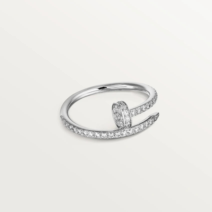 [Clara Jewels]JUSTE RING 1.8MM SILVER DIAMONDS